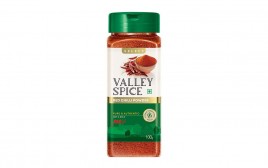 Valley Spice Red Chilli Powder Hot & Bold  Plastic Bottle  100 grams